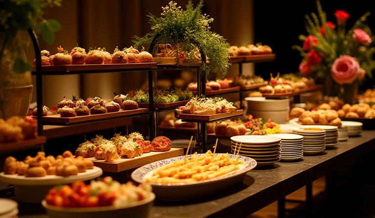 豪華なブッフェラインナップ