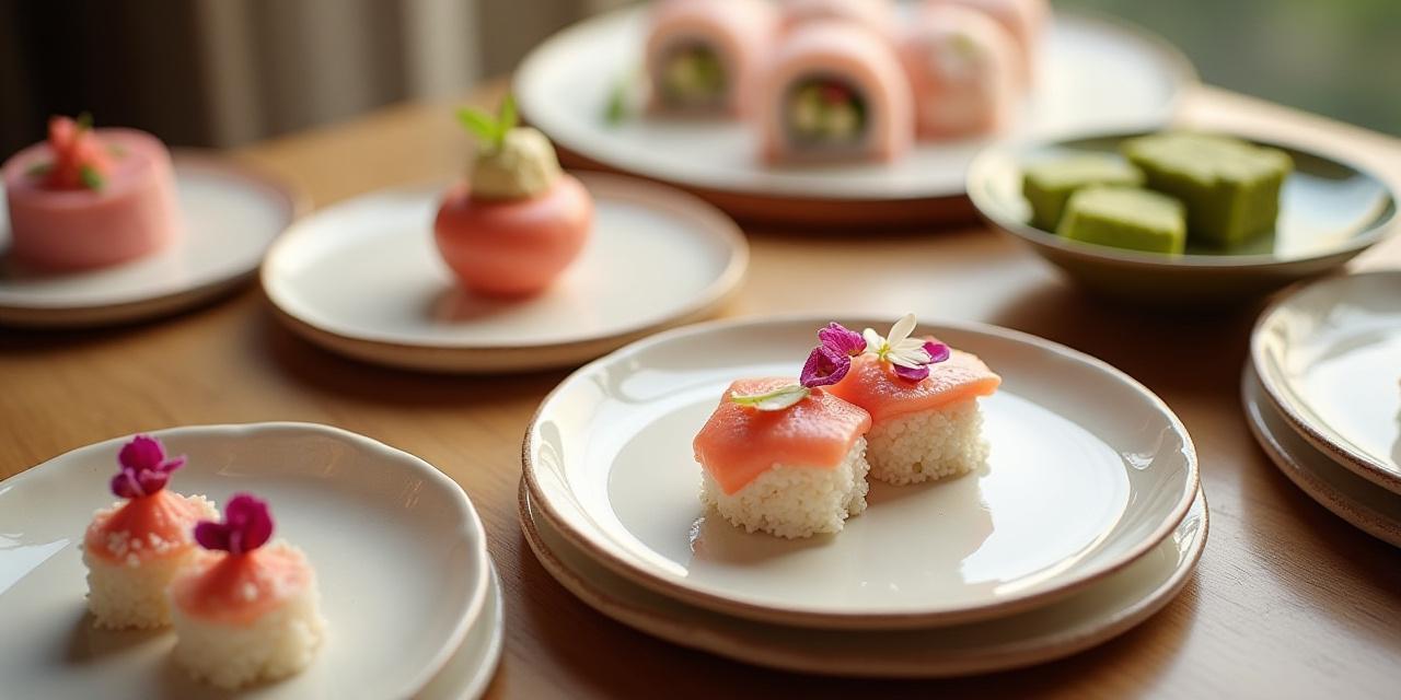 春の和モダンケータリングのメインビジュアル