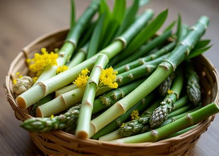 新鮮な春の地元野菜